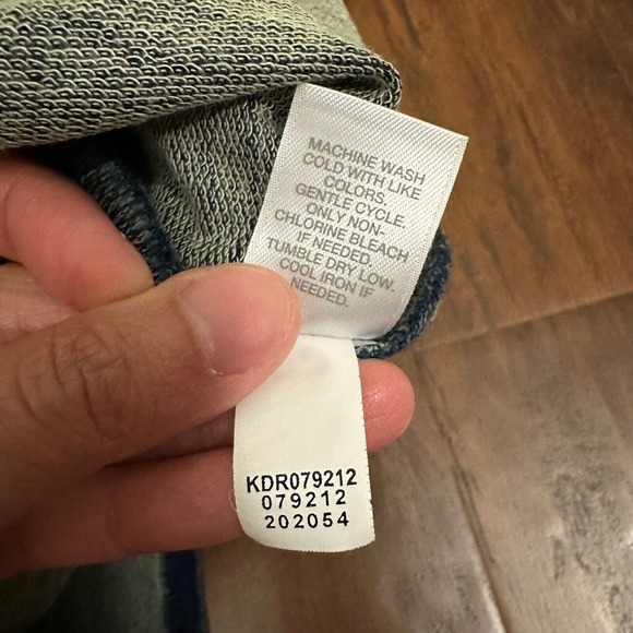 PURE J. JILL Indigo Faux Wrap Shift Dress in Denim Blue #079212 - Picture 8 of 10